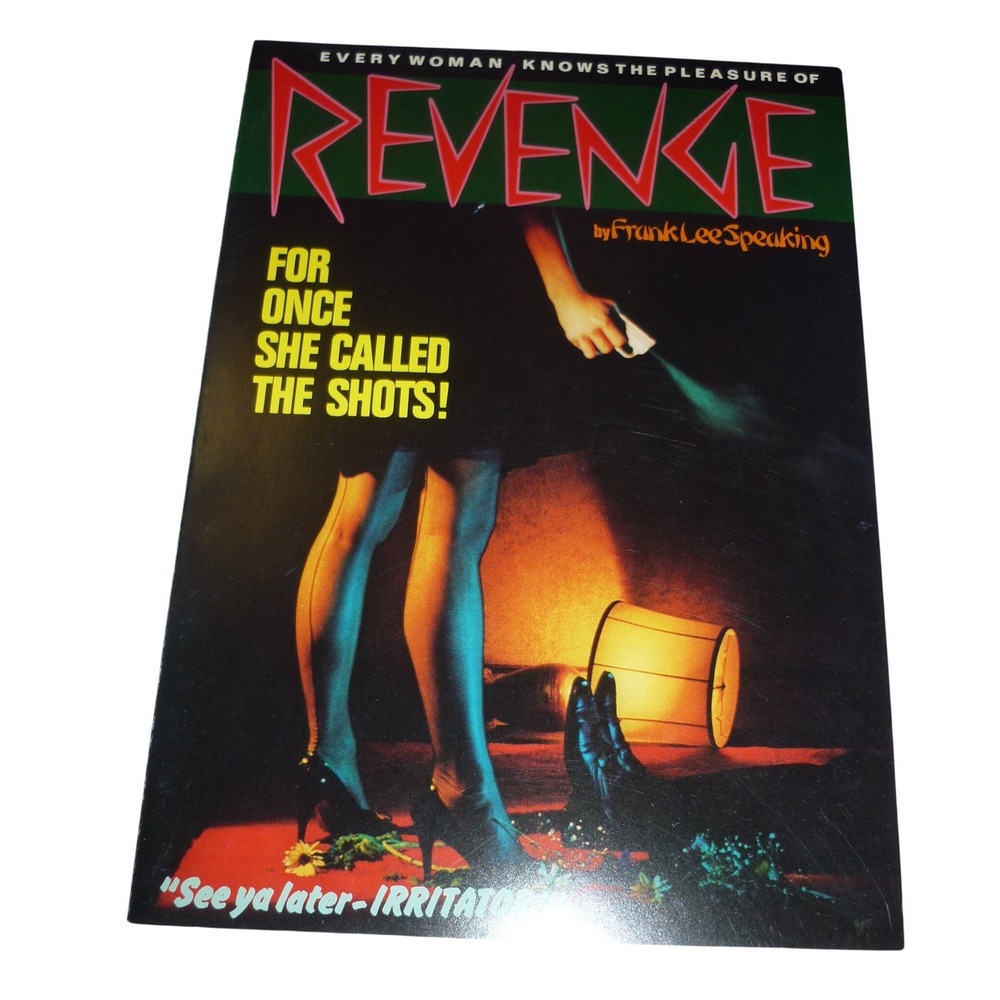 Rare 1980s Pop Art Greeting Card Revenge Frank Lee Speaking Karl Stoecker